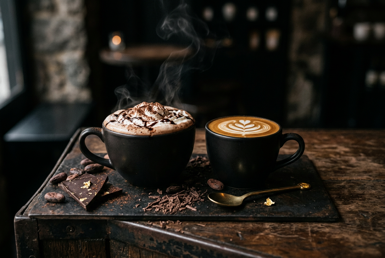 Ingrediente premium pentru cafea, ciocolată caldă și băuturi speciale – ESENTIAL Barista Premium