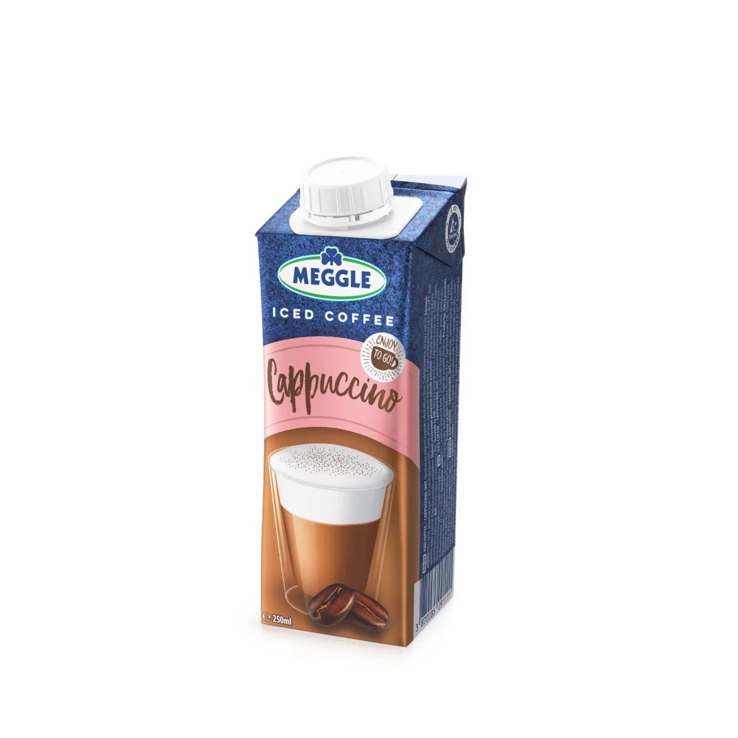Bautura Sterilizata de Lapte cu Extract de Cafea Iced Coffee Cappuccino Meggle Bax 24 buc, Racorire Premium cu Profil Aromatic Clasic si Textura Catifelata, Destinata pentru Candy Bar, Meniuri de Catering si Evenimente Festive