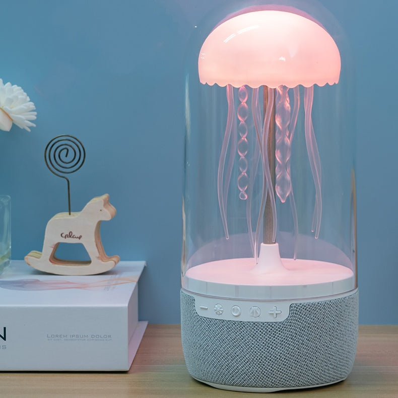 jellyfish lampa bec lumina speaker boxa muzica relaxare LED portabil birou camera copii Speaker Jellyfish lampa led cu wireless bluetooth lumină ambient relaxantă boxa portabila bluetooth lumina lampa copii noapte reincarcabila lampa de veghe portabila boxa inteligenta iluminata ambiental