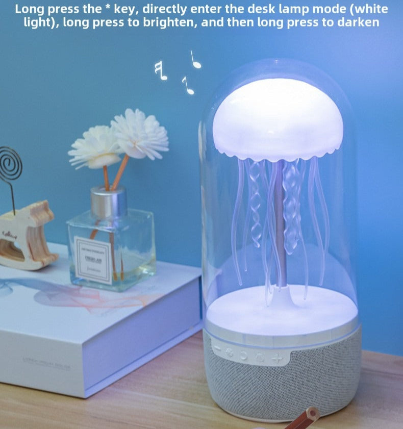 jellyfish lampa bec lumina speaker boxa muzica relaxare LED portabil Speaker Jellyfish lampa led cu wireless bluetooth lumină ambient relaxantă boxa portabila bluetooth lumina lampa copii noapte reincarcabila lampa de veghe portabila boxa inteligenta iluminata ambiental
